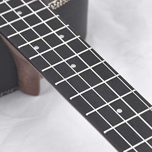 Caramel CB500 30 Inch All Rosewood Baritone Acoustic Electric Ukulele With Truss Rod - Thumbnail 5