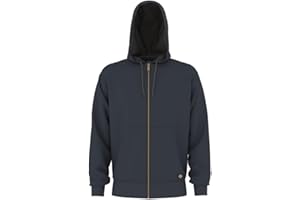Dickies mens Mens Full Zip Thermal Lined Fleece Hoodie