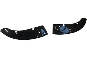 FREEMOTOR802 Compatible with 2015-2023 Dodge Charger SRT/Scat Pack Models Front Bumper Lip Protector, Gloss Black Lower Lip Guard Pair Spoiler Guard Splitter Valance Chin