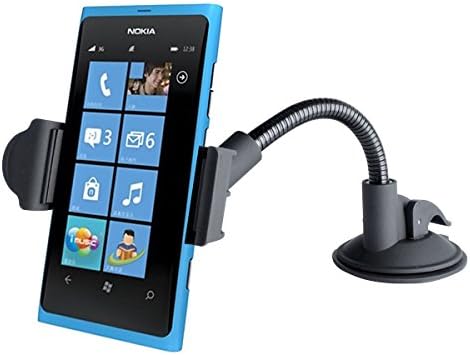 Choicelife Universal Car Mount Holder for Cell Phones and Mini Tablets with 360 Rotation and Secure Vacuum Base