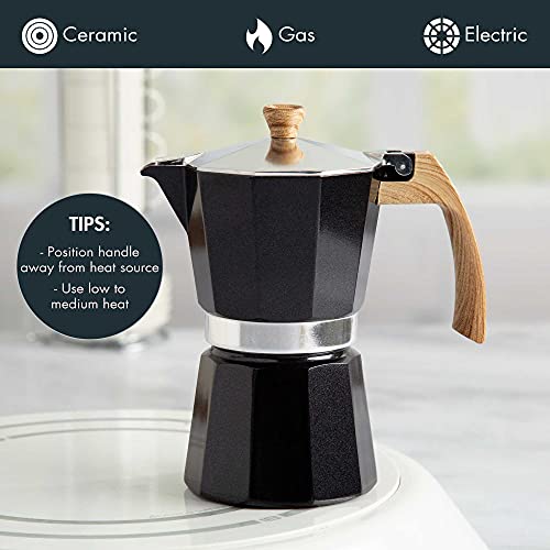 Primula Aluminum Stove Top Espresso Maker, Percolator Pot for Moka, Cuban Coffee, Cappuccino