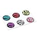 Everydaysource 6 Pieces Animal Home Button Sticker Compatible With Apple iPod Touch 6th Gen Apple iPhone 6 (4.7), iPhone 6 Plus (5.5) new Apple.. iPhone.. 4S, Zebra Patterns