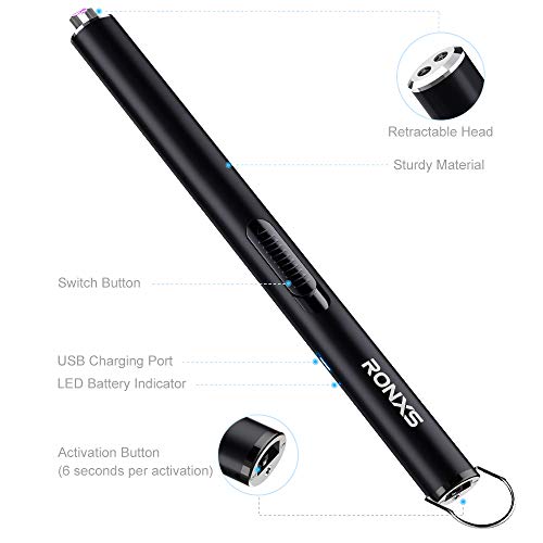 4 RONXS+Auto+Lock+Rechargeable+Flameless+Windproof