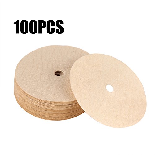 Huhushop 100PCS Vietnam Pot of Coffee Filter Paper Coffee Maker Filter Burly Wood No Bleach for Viet