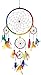 Dream Catcher ~ Traditional Rainbow Multi Colour with Feathers 8.5