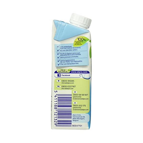 Alpro Cooking Soya Light â Vegane Kochcreme aus Soja mit neutralem Geschmack fÃ¼r heiÃe und kalte Gerichte â 15 x 250 ml – Bild 3