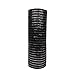 LaRibbons Halloween Deco Mesh Ribbon, 6 inch x 30 feet(10 Yard) Each Roll, Metallic Foil Black Rolls for Wreaths, Swags and Decorating - 4 Rolls