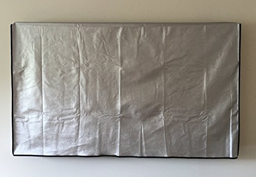60'' Flat Screen TV - OUTDOOR Silver Cover, Water Resistant, Ideal for LCD and Plasma TV - 55''W x 4.25''H x 34.25''H