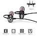 Bluetooth Headphones 4.2 Wireless Sports Earphones HD Stereo Sweatproof Earbuds Magnetic Connection Headset for Gym Running Workout,Built-in Mic,Battery up to 10 Hours Playtime,JWAIT,Gray