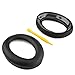 Geekria QuickFit Replacement Ear Pads for Sennheiser PXC450, PXC350, PC350, HME95, HMEC250 Headphones Ear Cushions, Headset Earpads, Ear Cups Cover Repair Parts (Black)