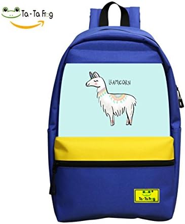 KIDAY Cute Unicorn Drawing Llama Kids Bag Backpack Unisex Back To School Rucksack Packback