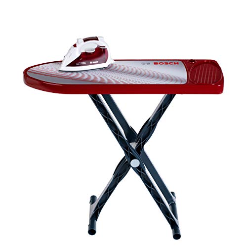 Theo Klein 6302 Bosch Bügel-Set | Mit Bügelbrett und Bügeleisen mit Wassersprühfunktion | Höhenverstellbares Bügelbrett | Maße: 60 cm x 20 cm x 47/52 cm | Spielzeug für Kinder ab 3 Jahren