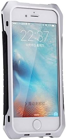 iPhone 6S Case, InnFast Waterproof Shockproof Dustproof Aluminum Alloy Metal Gorilla Glass Cover Phone Case for Apple iPhone 6S/6 4.7 Inch (Slivery)