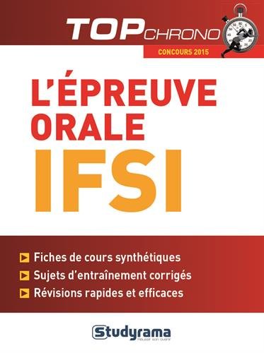 L' épreuve orale IFSI
