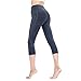 BLENDNEW High Waist Yoga Pants Tummy Control Workout Tights for Women, 4 Way Stretch Yoga Leggings with Pocket Design,Fashion Fit Running Yoga Pant(GR-17-L)