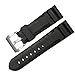 iStrap 24mm Rubber Diver Replacement Watch Band PVD Buckle for Men Panerai Luminor Radiomir 42mm