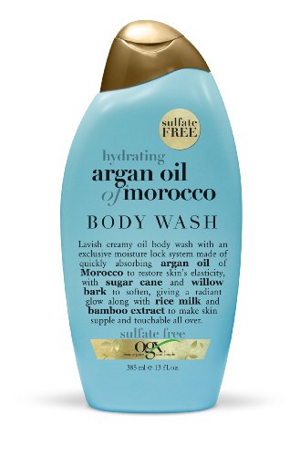 Ogx body wash, hydrating argan oil of morocco, 13oz