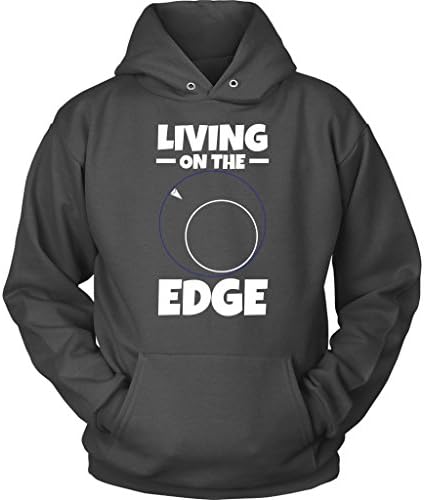 Living on The Edge Fortnite Battle Royale Gamer Hoodie Comfortable Hoodies for Men & Women Jacket with Long Sleeve Hoodie