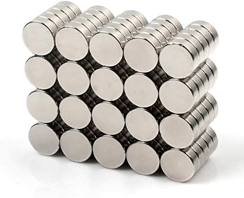 100-Pack 3/10" x 1/10" Round Strong Magnets,Fridge Magnets Refrigerator Magnets Office Magnets Kitchen Magnets for Whiteboard Magnets for Crafts