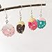 Lovely Donut Cake Dangle Earrings Acrylic Food Imitate Jewelry Donut Earrings for Women-4 Pairs Donut