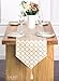 Letjolt Classical Table Runner Champagne Gold Glitter Table Runner for Wedding Baby Shower Birthday Event & Bachelorette Party Table Top Decoration-13x72