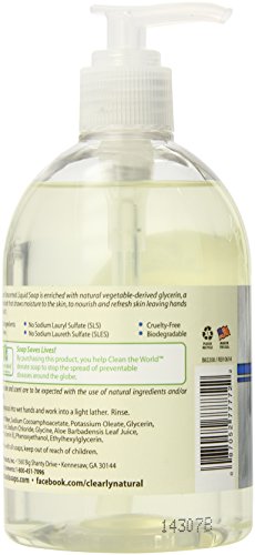 Clearly Natural Liquid Glycerine Soap, Unscented, 12 Ounce (Pack of 2)