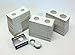 Hobbymaster Cardboard Coin Holders (Coin Flips) - 300 Assorted Sizes Plus 10x21 Loupe Magnifier