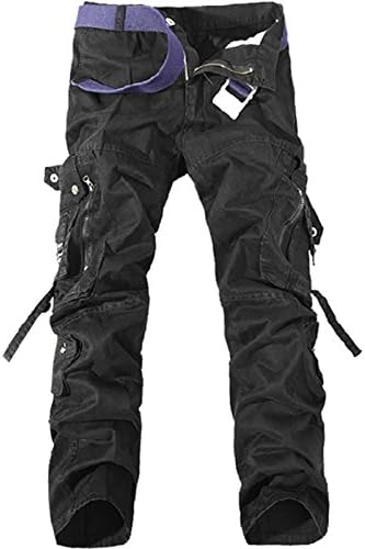 Larkon Men's Casual Cargo Pants Outdoors Work Wear Pants