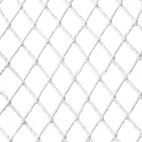 2mx3m White Cargo Rope Deck Railing Net 6mm Thickness Outdoor Plant