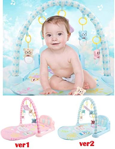 Baby Activity Gym pedal piano newborn fitness equipment animal Baby play mat rattle toy 0-6 month baby sleeping crawling mat