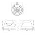 ELP 720P Mini IR LED Day&Night HD Dome IP Camera, Dome Network Camera