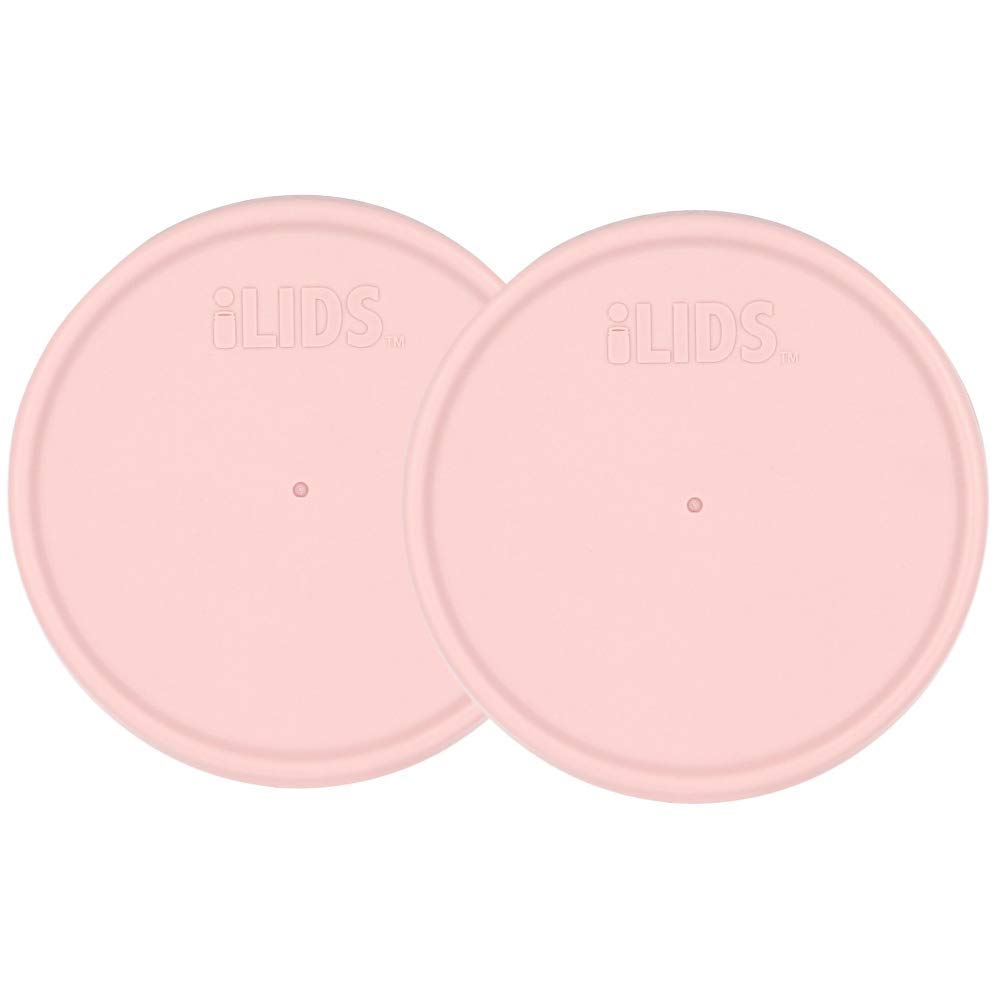 iLIDS PL1041 SL-W-PP2 Mason Jar Lid, Plastic, Pale Pink