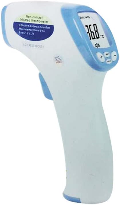 Touch-Free Digital Forehead Thermometer, AJFIEF Accurate Fast Temperature Thermometer,Non-Contact Body Temporal Temperature Measurement Tool for Kids, Adults, Infants (Blue)