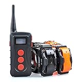 Aetertek 218C Remote Dog Pet Electric Shock Training Collar Submersible Rechargeable E-collar (For two dogs)