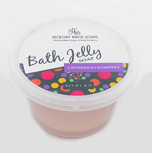 Lavender and Chamomile Bath Jelly Soap | Bath Jellies | Shower Jellies | Body Wash | 4oz