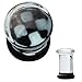 BodyJ4You Glass Saddle Plugs Kit Optical Illusions Set 2G-16mm (6 Pieces)