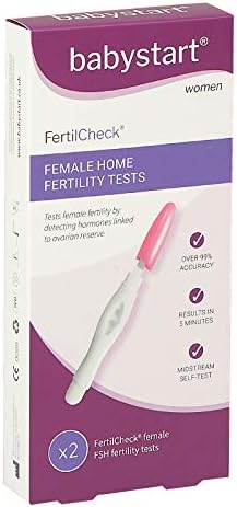 FertilCheck™ - Female Fertility Test Fast Reliable Easy to Use Midstream Self Test