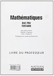 Mathématiques, bac pro tertiaire