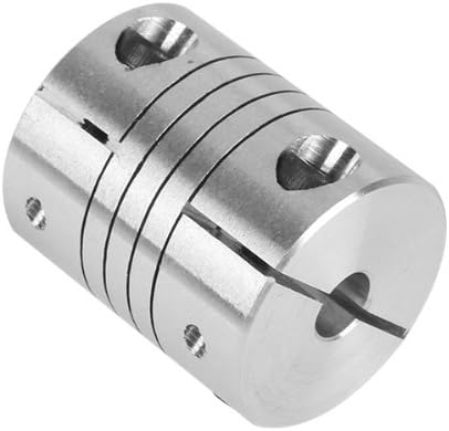 BQLZR 6.35mm x 12mm CNC Stepper Motor Shaft Coupler Flexible Coupling Motor Connector