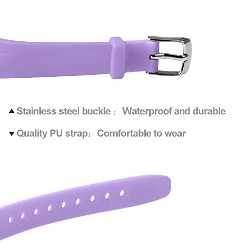 Girls Watches, PASNEW Waterproof Quartz Analog Wrist Watch with Jelly Watches for Girls Kids Purple - Thumbnail 4
