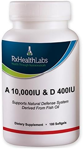 Vitamin A and D 10000IU/400IU Derived from Fish Liver Oil