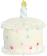 Aurora Palm Pals Happy Birthday Cake 5in Soft Toy White view 4