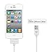 Stalion STBL-IP4-DTA-1M-WHT 3.3 Feet Stable 30-Pin USB Sync Charging Dock Cord Case for iPhone 4, 4s - MFi Certified, White
