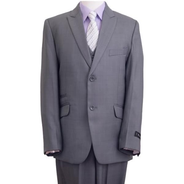 Suit For Boys Big Boys' Tuxedo Suit, No Tail Black Size 20 In