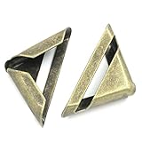 Housweety 100PCs Book Scrapbooking Albums Folders Corner Protectors