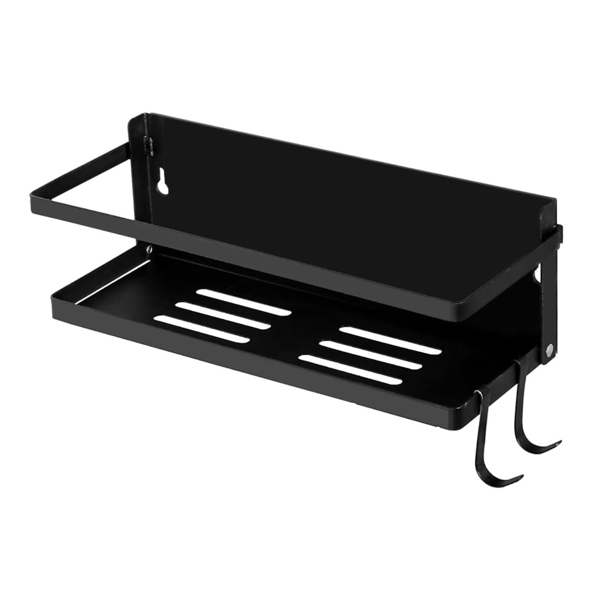 Redwestmelon Foldable Magnetic Spice Rack Fridge Storage Organiser Refrigerator Side Rack Multifunctional Kitchen Shelf (1 Tier)