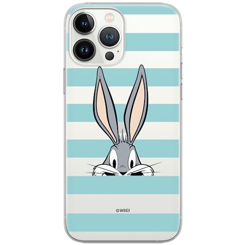 Ert Group Funda para teléfono móvil de para iPhone 13 Pro MAX Original y con Licencia Oficial de Looney Tunes con diseño Looney Tunes 011, parcialmente Transparente