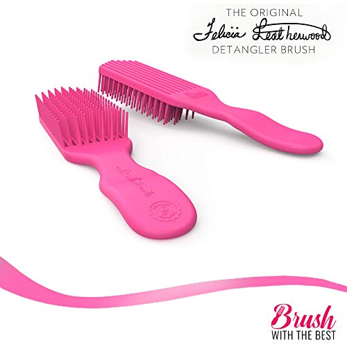 Pink Detangler Brush by Felicia Leatherwood For Kinky, Curly, Wavy 4c