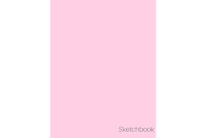 Sketchbook: Pink Cover, 8.5 x 11 Large Sketch Book Journal,Blank Notebook Unlined Paper for Drawing, Writing, Doodling, Sketching (Art Sketch Pad, ... Durable Unruled Pages, Sturdy Matte Softcover