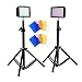 Julius Studio 160 LED Camera Light Kit, Including Ultra High Power 160 LED Video Light Panel Digital Camera DSLR Camcorder LED Video Light, 28" Tall Photography Mini Light Stand, JGG2287
